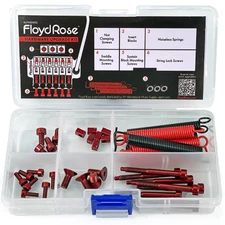Genuine Floyd Rose Hardware Upgrade Kit - Stainless Steel, Red