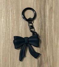Black Bow Keychain Bag Charms for Handbags Purse Charms Cute