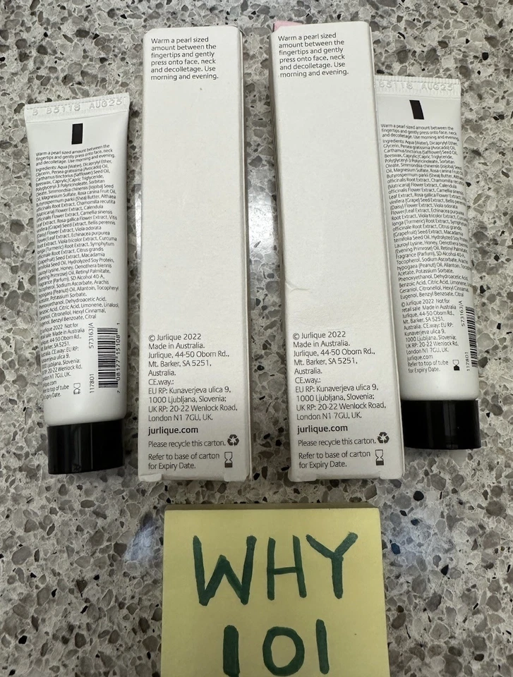 X2 Jurlique Moisture Replenishing Day Cream .5oz/15mL /ea. TRAVEL SZ NO SPF SEAL - Image 4 of 4