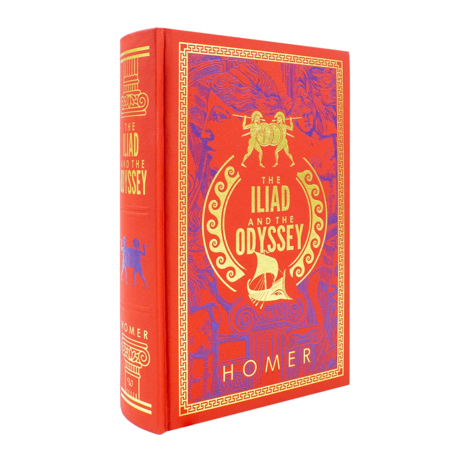 The Iliad and The Odyssey- Homers Epic Masterpieces (Leatherbound) Book | TODO