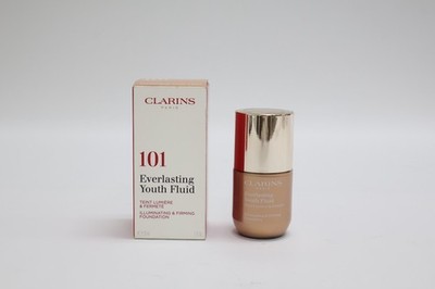 Clarins Everlasting Youth Fluid Illuminating & Firming Foundation 101 Linen 1oz