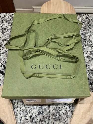Sandalia Gucci Para Hombre US 11, Goma GG Interlock Negro/Rojo/Verde 655265 JFA00 8815 - Imagen 7 de 20
