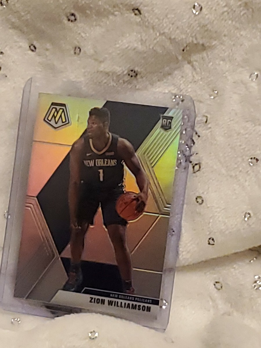 2019-20 Zion Williamson Silver SILVER Mosaic RC Rookie Card