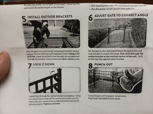 Full Tilt Gate/Fence Kit For Steel Three Rail Gates Up To 25% Grades Wood Steel - Picture 7 of 10