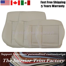 Front Side Seat Cover Tan For 2014-2016 Mercedes Benz W212 E-Class 4-Door