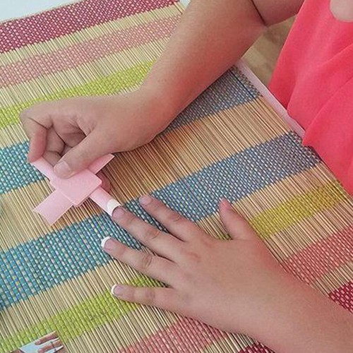 French Manicure Trimmer Guide Nail Cutter Nail Art Edge Nail Tip Dip Nail Salon - Picture 2 of 8