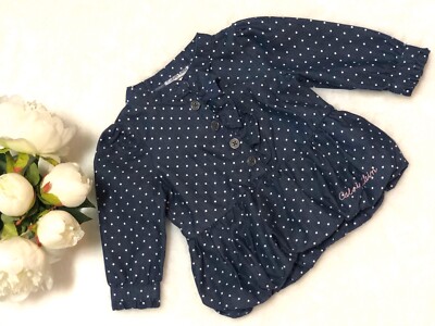 calvin klein blue polka dot dress Calvin Klein Cotton Polka Dot Dress Women's Retro 50s 60s Swing Look Blue Sz 6