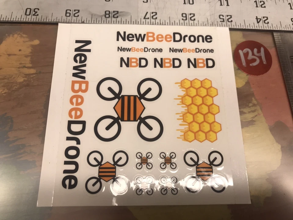 NewBeeDrone {NBD} DECALS NEW USA SHIPPED - Image 2 of 2