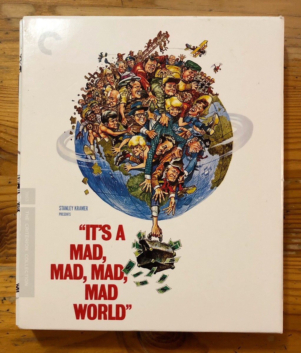 It's a Mad Mad Mad Mad World Blu Ray DVD 5 Disc Set Criterion