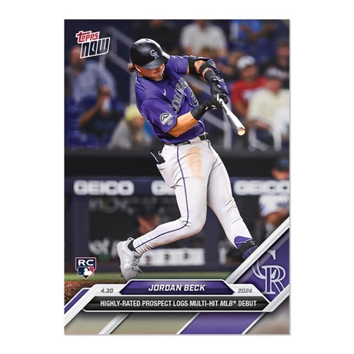2024 Topps Now 137 Jordan Beck