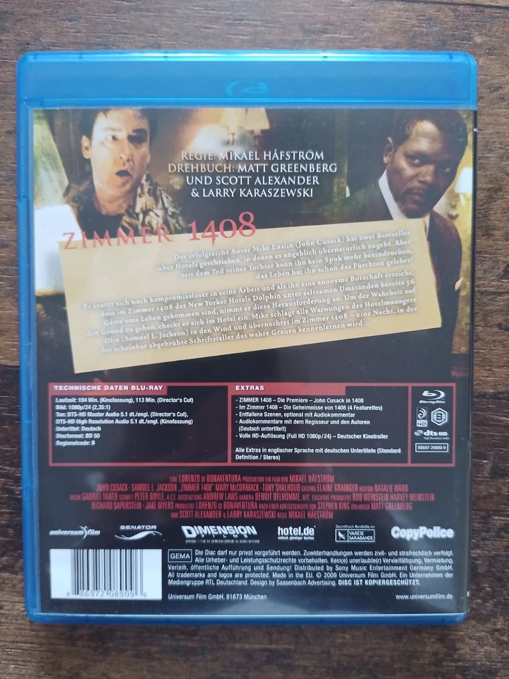 Stephen King's Zimmer 1408 (Blu-Ray) Collector's Edition - Director's Cut - - Bild 2 von 3