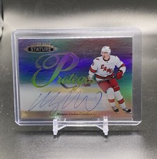 2020-21 Upper Deck Stature Proteges Autographs #P34 Morgan Geekie Auto Carolina