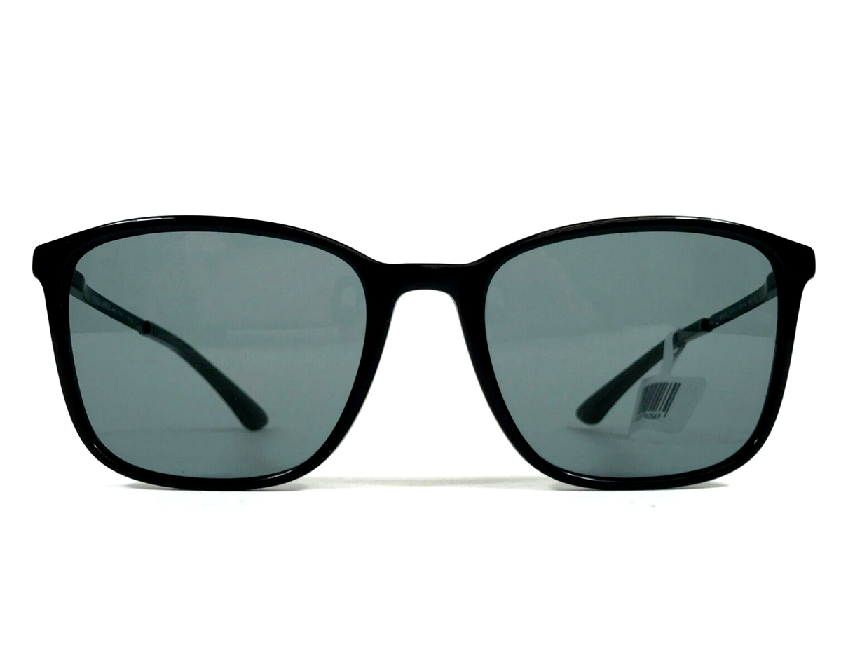 Giorgio Armani Square Style Unisex Sunglass Giorgio Armani Sunglasses Blue Dark Navy Square Womens AR  main image 3
