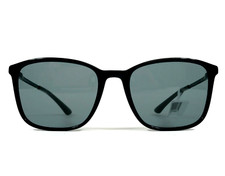 Giorgio Armani Sunglasses AR8197 5001/1 Black Square Frames with Grey Lenses