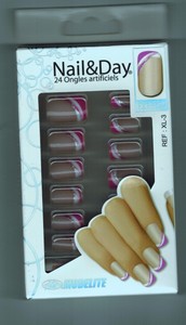 Détails Sur 12 X 2 Faux Ongles Rose French Manucure Nail Artréfxl 3 Modelite