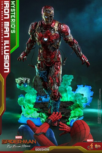 Hot Toys Spider-Man FFH Mysterio's Iron Man Illusion 1/6 Scale Figur auf Lager - Bild 5 von 12