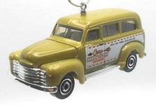 Christmas Ornament for 1950 Chevy Suburban Bronze White