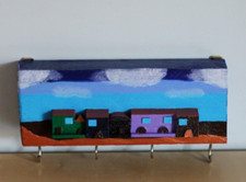 Appendichiavi  Quadretto dipinto a Mano Fai Da Te