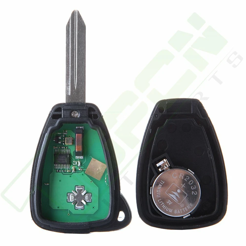 2 para Dodge Durango 2004 2005 2006-2010 entrada sin llave mando a distancia coche llavero Foto 3 de 4