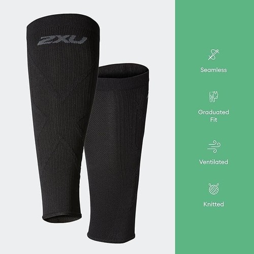 2XU Unisex X Compression Calf Sleeves - Picture 3 of 7