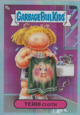 TERRY CLOTH TOPPS CHROME GARBAGE PAIL KIDS GPK SERIES 5 REFRACTOR