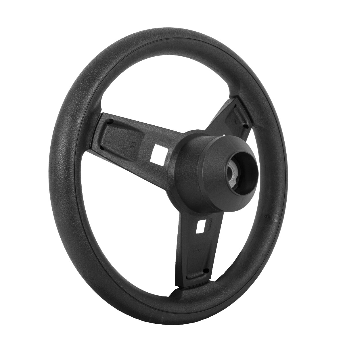 Gussi Italia Giazza Black Golf Cart Steering Wheel For ICON/Advanced EV