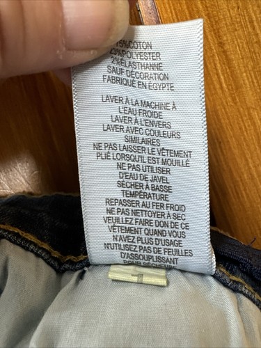 Levi’s 511 Woman’s 24x27 Performance 511 Slim Girl Jeans Blue 12 Reg - Picture 8 of 18