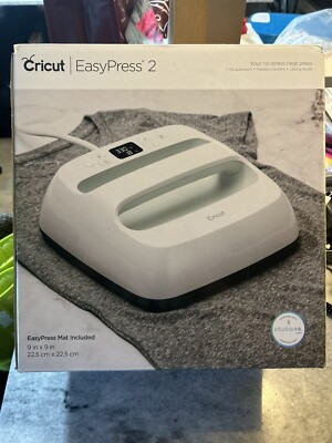 Cricut EasyPress 2 - Heat Press Machine - 9x9in - Mint - New! Never Opened!
