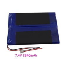 7.4 V 2840 mAh Polymer Li Battery Cells 407080 Li-ion For Tablet PC DVD GPS PDA
