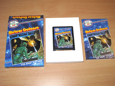 METEOR DEFENSE ITT ATARI 2600 VIDEOSPIEL VINTAGE in TOP