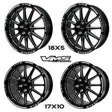 Vms Racing Blackhawk Drag Pack Race Rims Wheels 17x10 F 18x5 For Pontiac G8 Gt