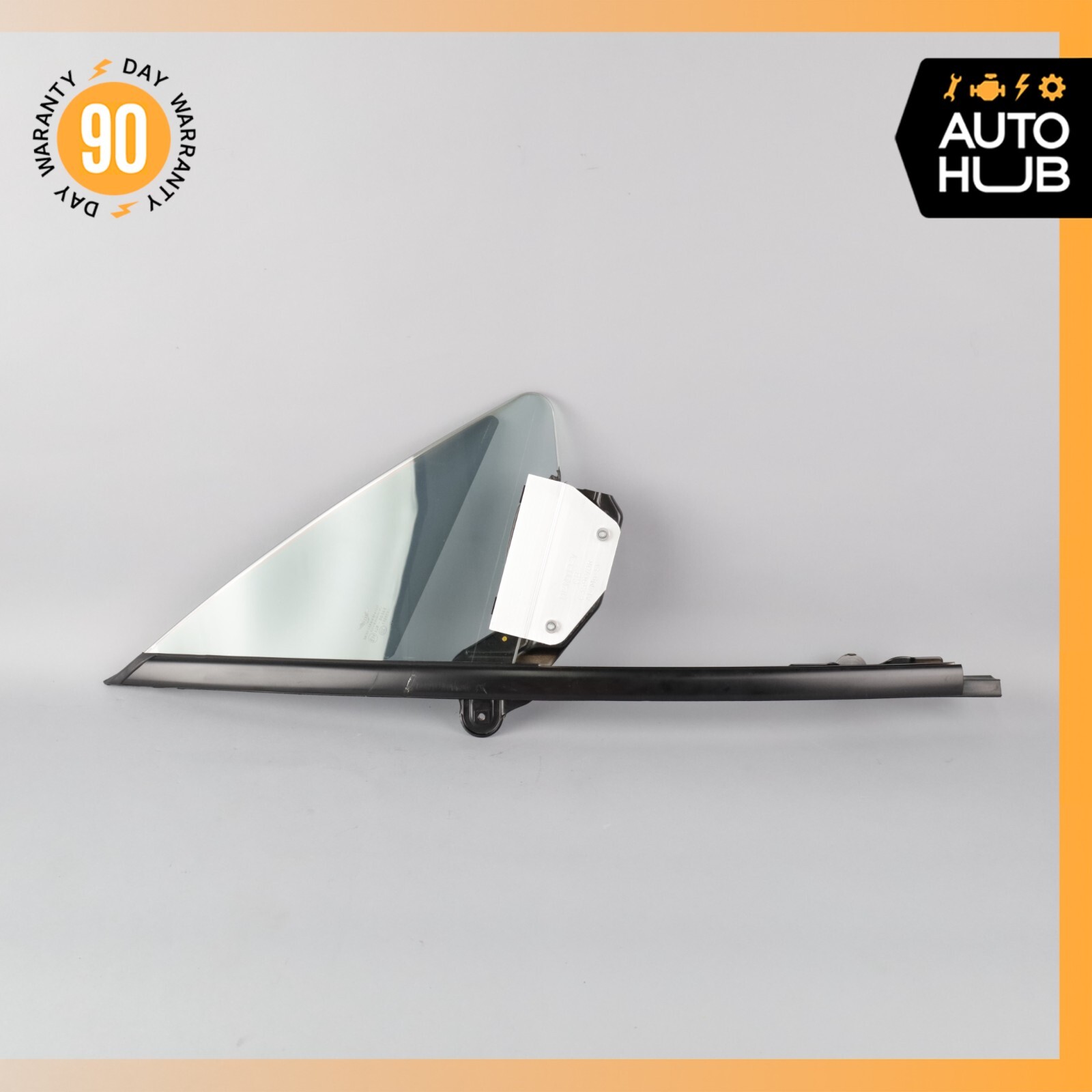 03-17 Bentley Continental GT Front Right Side Door Vent Window Glass OEM 56k