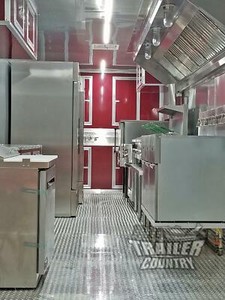 NEW 2026 8.5X30 V NOSE ENCLOSED CARGO FOOD VENDING TRAILER MOBILE KITCHEN