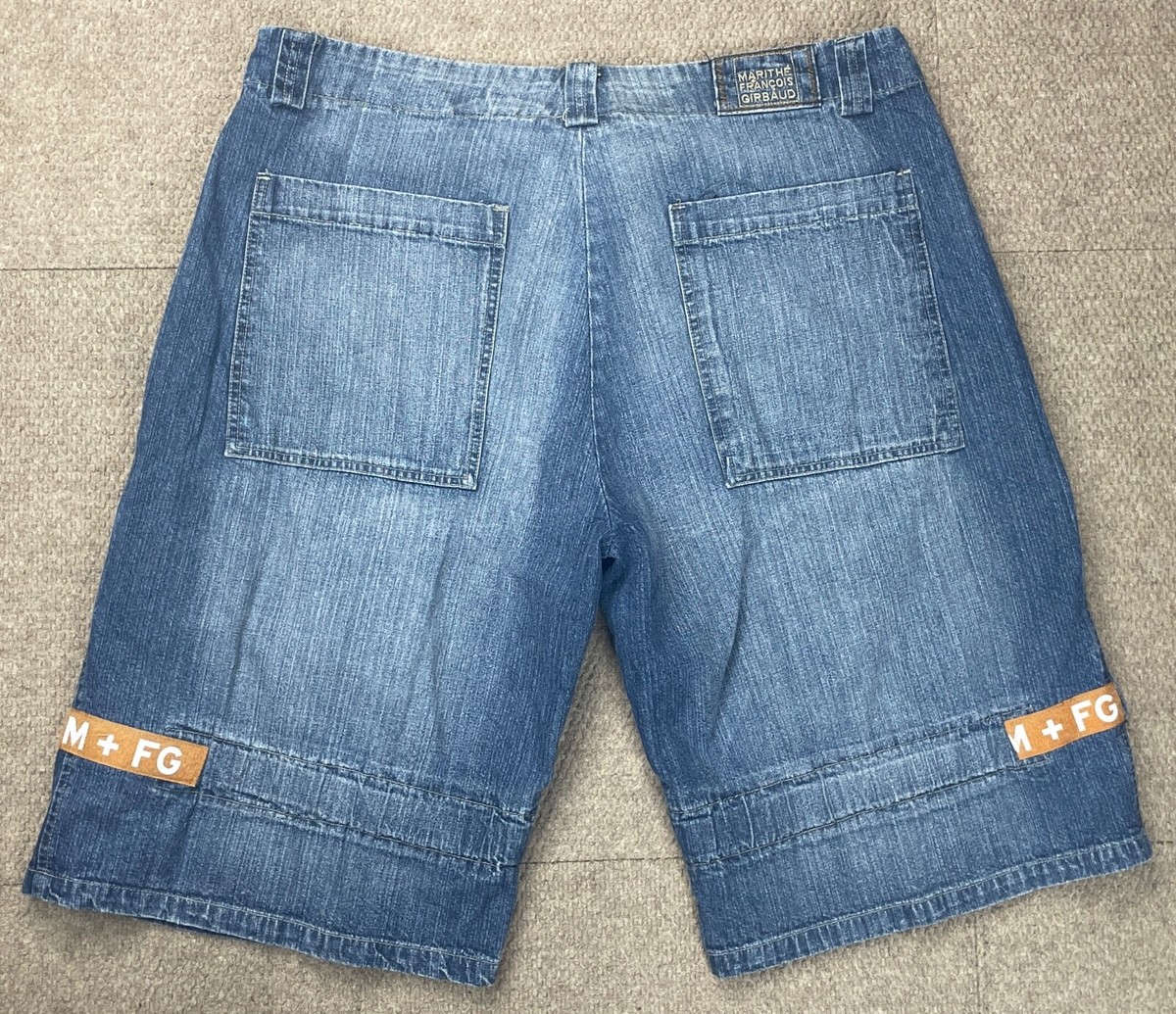 Marithe Francois Girbaud Vtg Orange Shuttle Tape Mens Cargo
