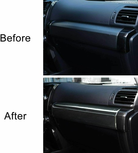 Carbon Fiber ABS Co-pilot Dashboard Side Passenger Cover Panel For 4Runner 10+ - Picture 2 of 7