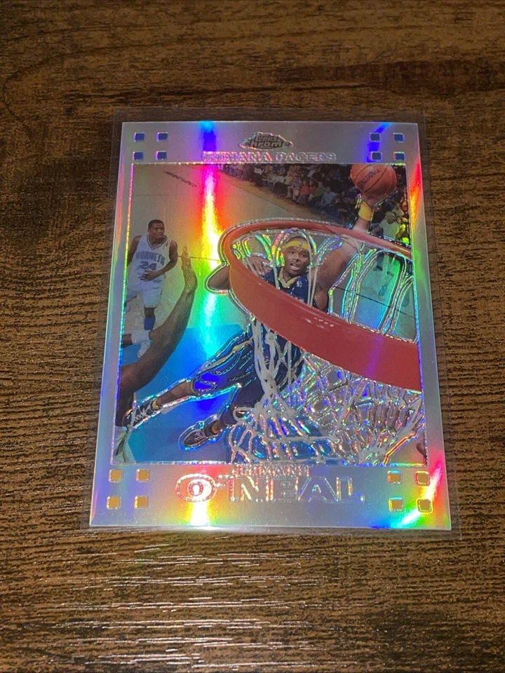 2007 Topps Chrome #7 Jermaine O’Neal Refractor /999 Indiana Pacers - Image 2 of 3