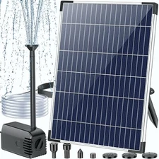 Solar Water Pump 12w Solar Water Fountain Pump Kit 160gph Submersible Solar Foun