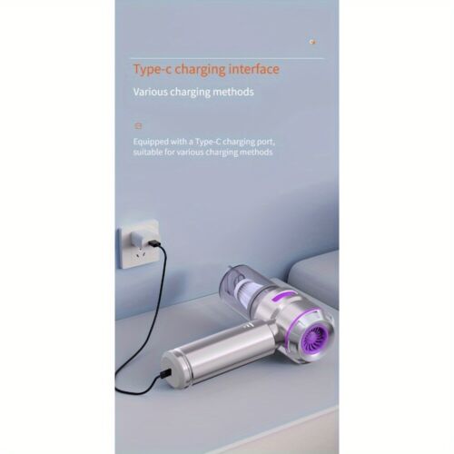 1PC Cordless Handheld Vacuum Cleaner Small Mini Portable Car Auto Home Wireless - Picture 7 of 9