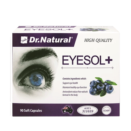 Dr Natural Eyesol+ Lutein Billberry Eye Health 30' 90'120's Natural Ingredient - Picture 6 of 7