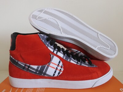 NIKE BLAZER MID PREMIUM X BEN SIMMONS HABANERO RED-BLACK SZ 9.5 [CJ9782-600]