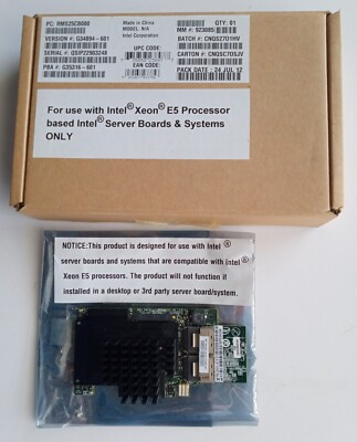 Intel RMS25CB080 Integrated RAID Module. Open Box. Never installed.