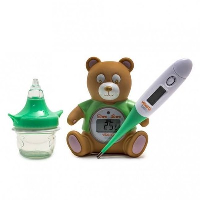 Vital Baby Nasal Decongester│Kids Aspirator To Clear Blocked Nose│Safe+Hygienic