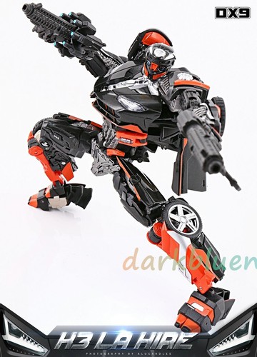 New DX9 Transform Toys K3 LA HIRE MP Scale Unique Toys Hot Rod UT Figure 18.5cm - Picture 5 of 17