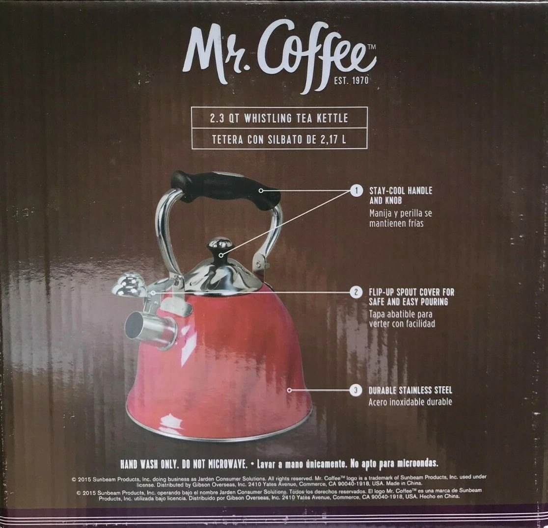 Mr coffee alderton tea hot sale kettle