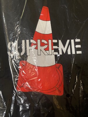 Supreme Cone Hooded Sweatshirt Size XL Black | eBay