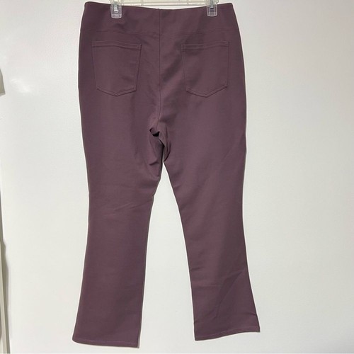 Halara Flex High Waisted Back Side Pocket Flare Work Pants Size XL Moonscape - Picture 7 of 9