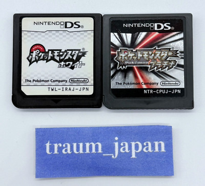 Pokemon White & Platinum set Nintendo DS Japanese game Cartridge