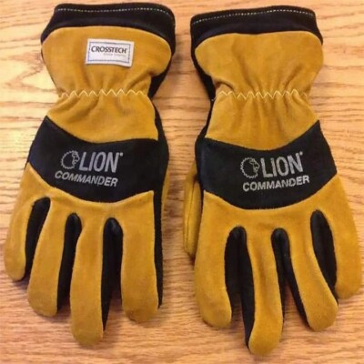 LION COMMANDER FIRE FIGHTING GLOVES SIZE SMALL