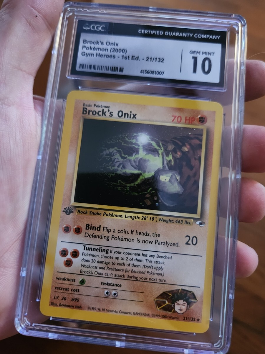 POP 6) CGC 10 GEM MINT 2000 Pokemon Gym Heroes 21/132 1st POP 6) CGC 10 GEM MINT 2000 Pokemon Gym Heroes 21/132 1st