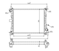 Hart KüHler WasserküHler Passend FüR Ford Focus DAW DBW 1.6 16V 1.4 1.8 DNW DFW